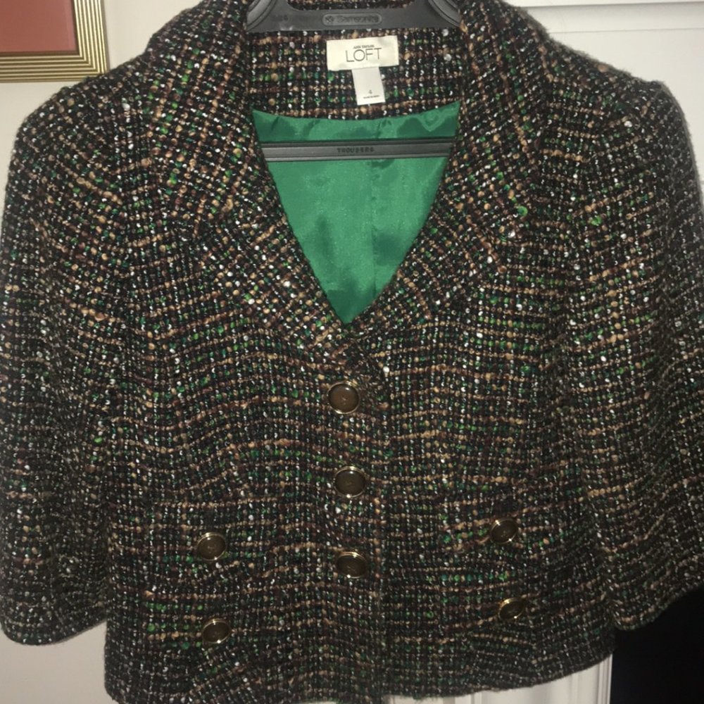 Ann Taylor Loft Wool Blend Jacket